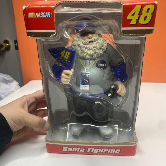 Trevo Christmas 2005 Nascar Jimmie Johnson #48 Santa with Ticket Figure 8” - Picture 4 of 12